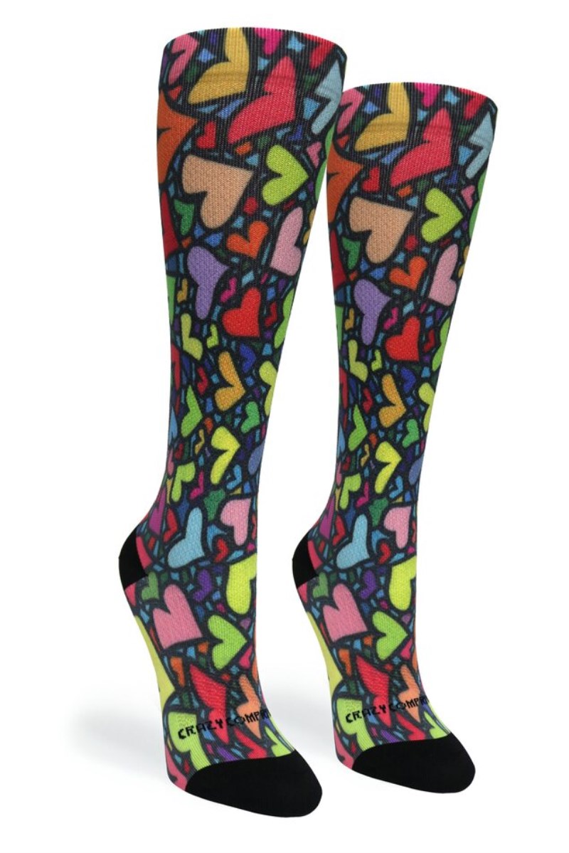 Crazy 360 Stain Glass Hearts