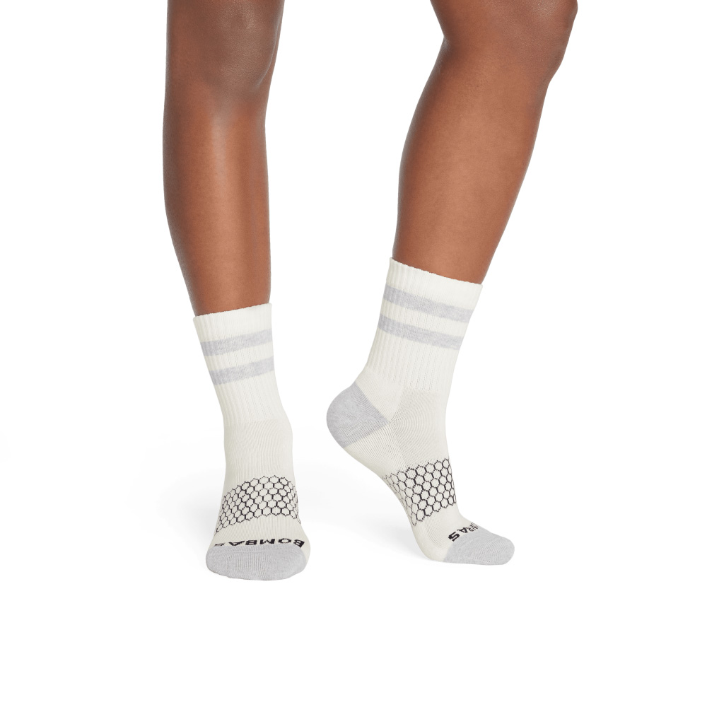 Bombas Women's Vintage Stripes Half Calf Socks 4-Pack