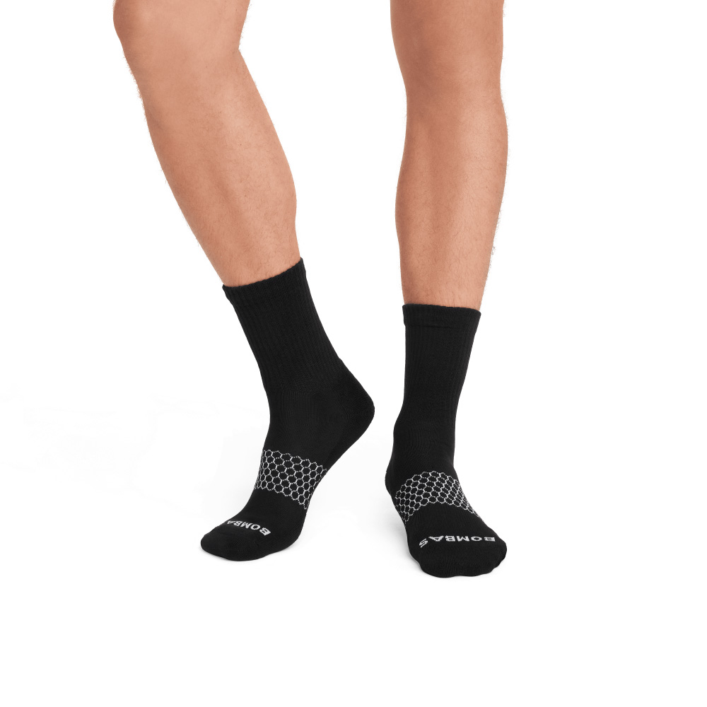 Bombas Men's Solids Half Calf Sock 12-Pack