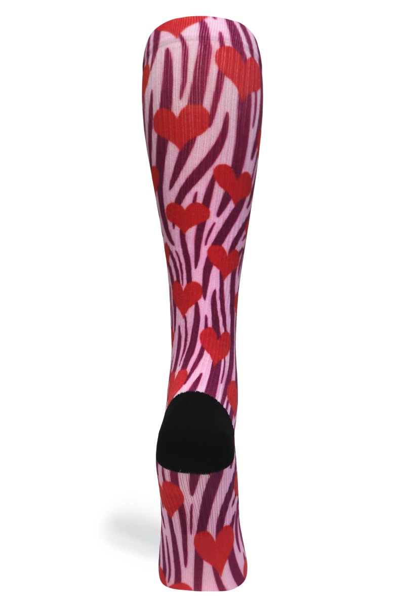 Crazy 360 Zebra Hearts