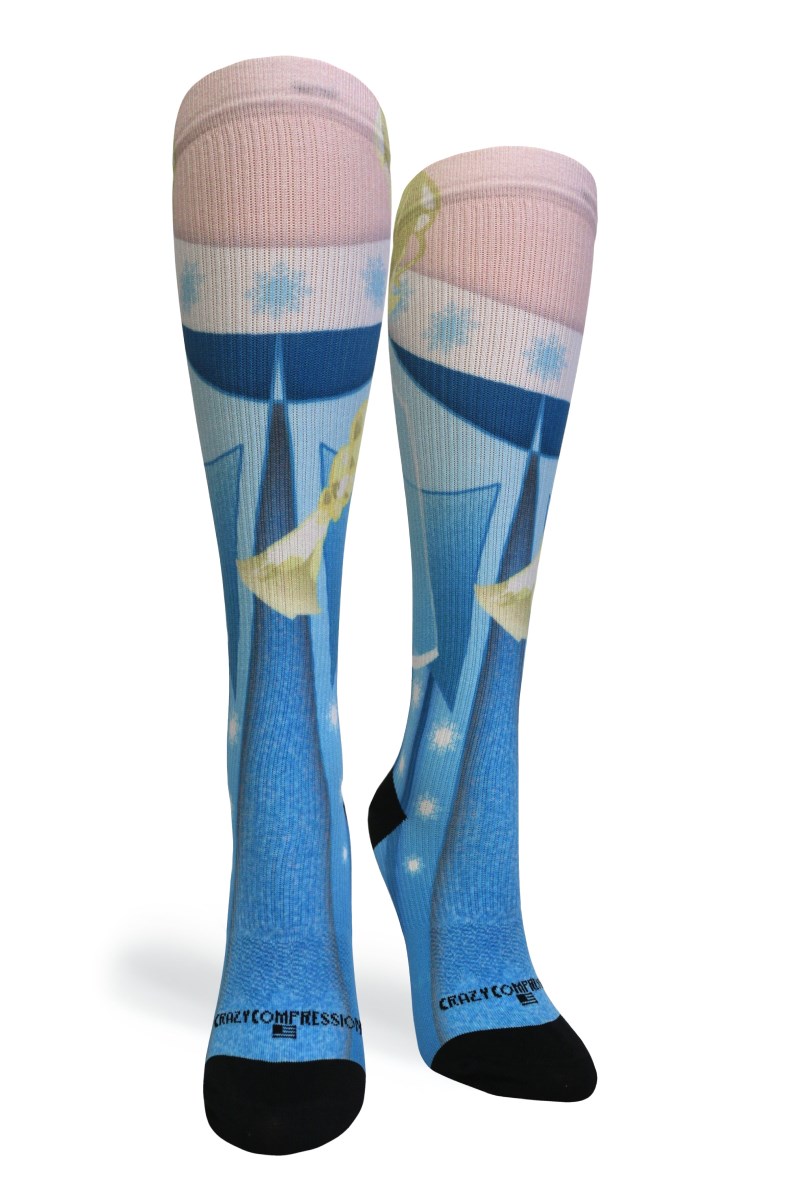 Crazy 360 Winter Princess OTC Compression Socks (Standard & Extra Wide)