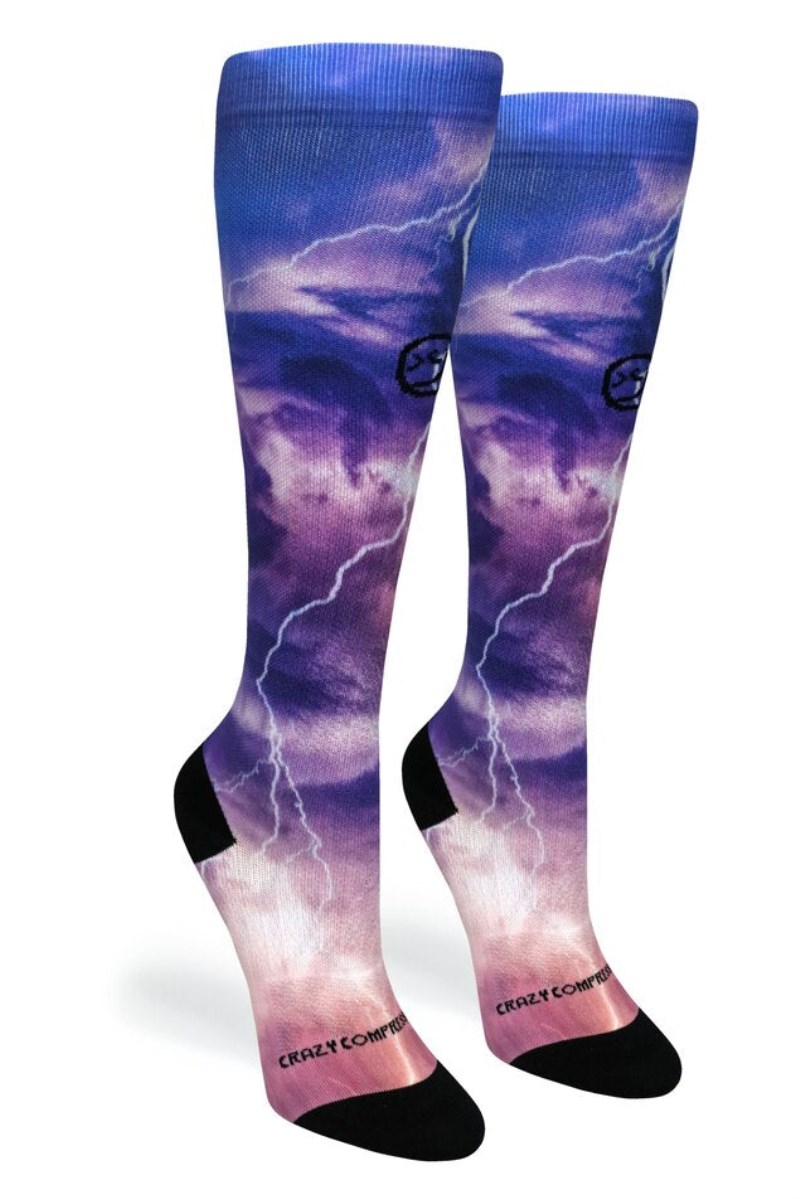 Crazy 360 Lightning Strike OTC Compression Socks (Standard & Extra Wide)