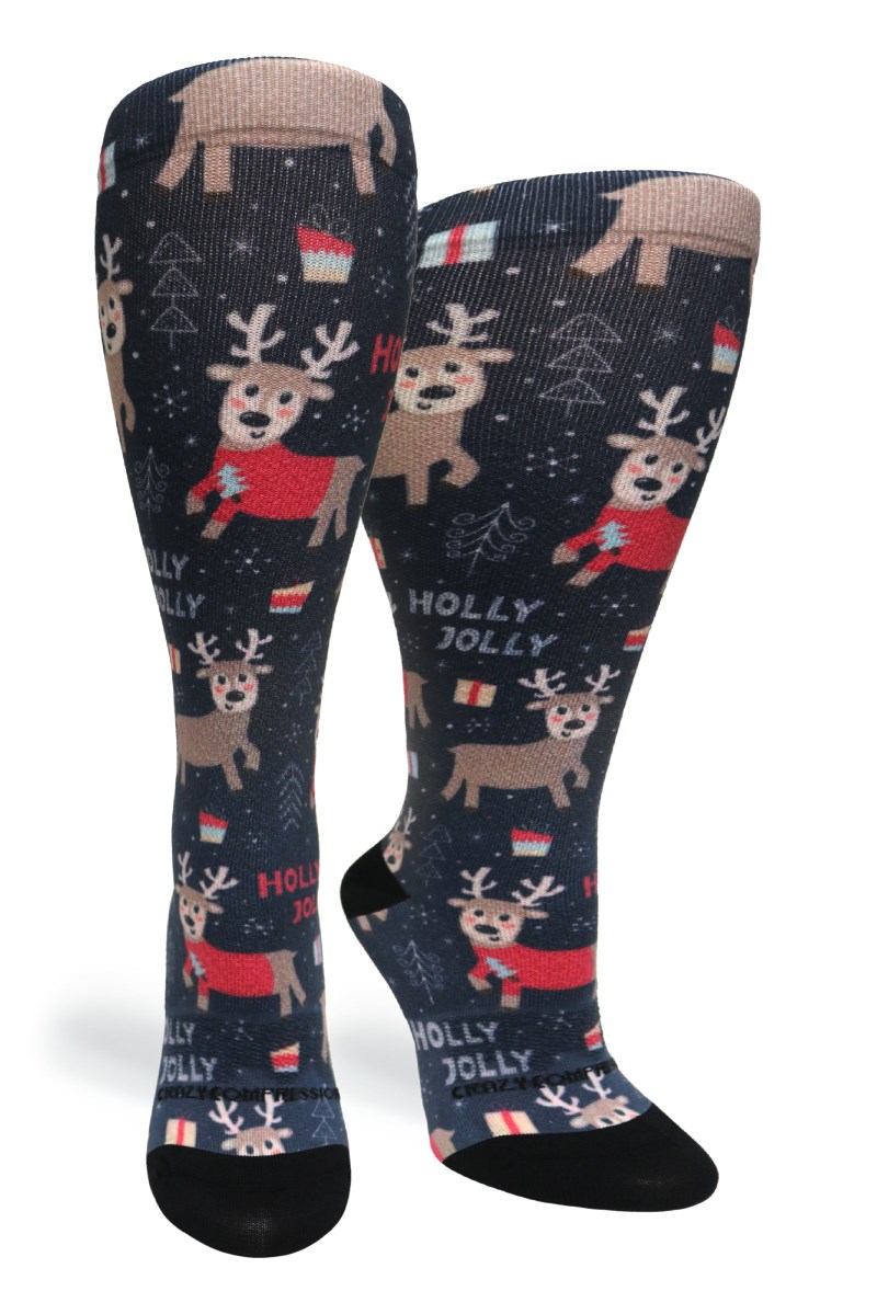 Crazy 360 Holly Jolly (EXTRA WIDE CALF)