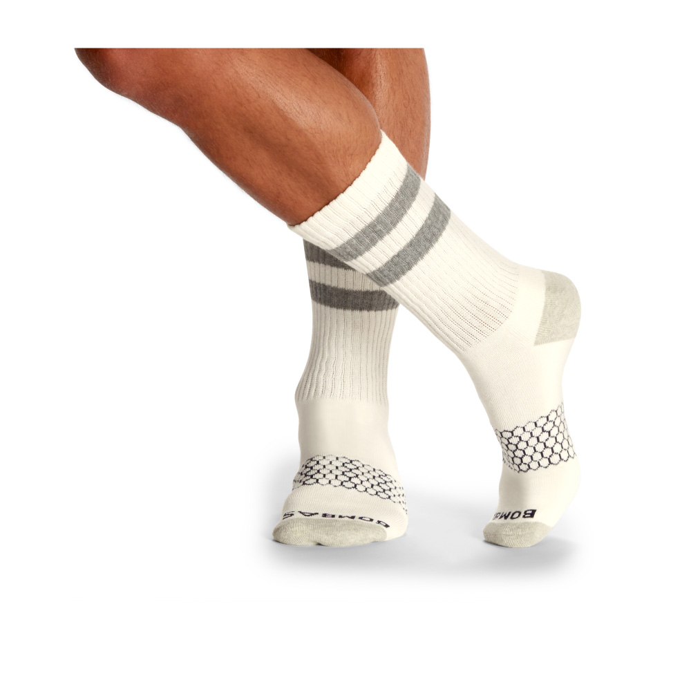 Bombas Men's Vintage Stripe Calf Sock 3-Pack