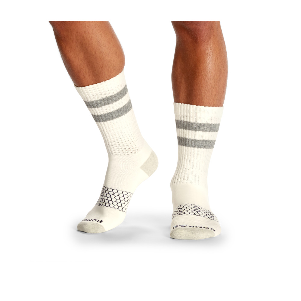 Bombas Men's Vintage Stripe Calf Sock 3-Pack