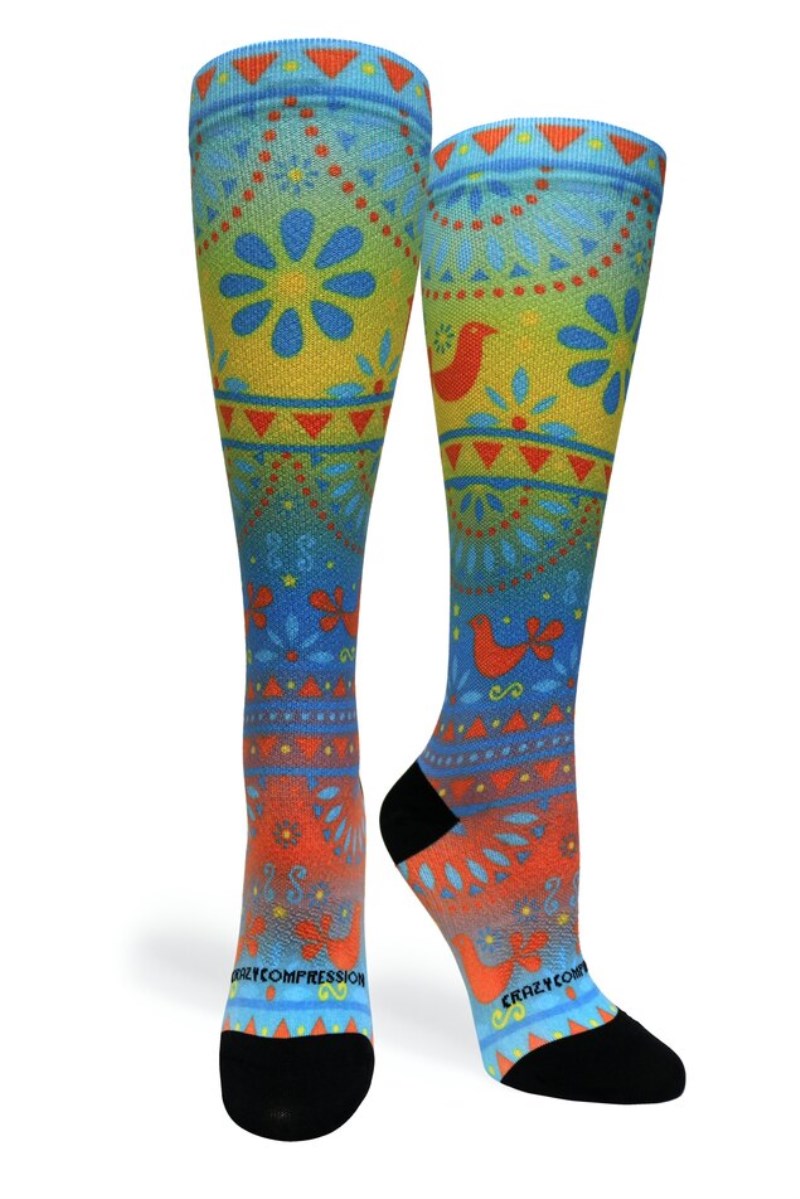 Crazy 360 Tradicional Ombré OTC Compression Socks (Standard & Extra Wide)
