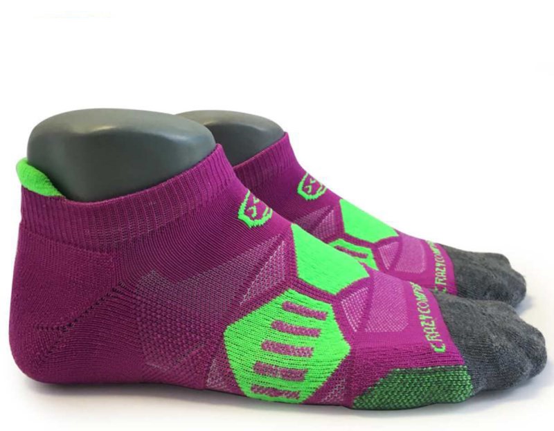 Crazy Berry & Lime Runners - Elite Running Socks