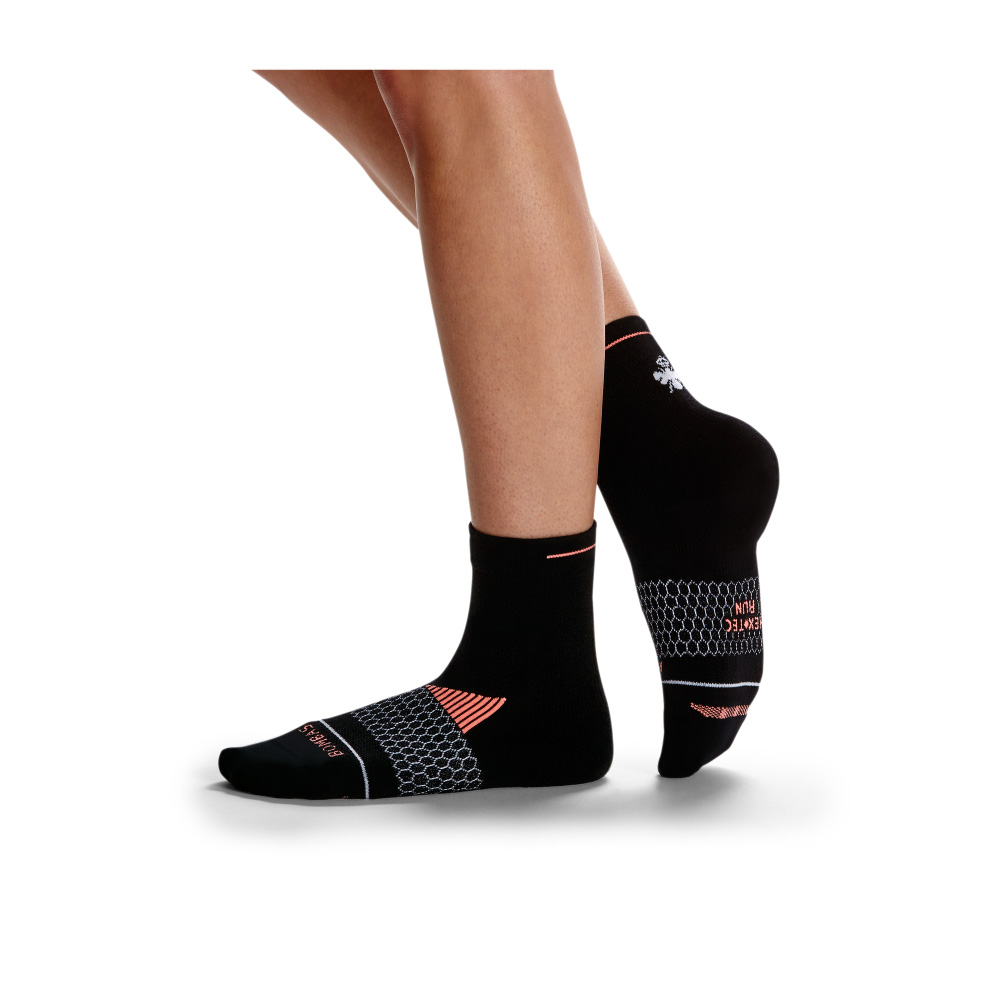 Bombas Women's Merino Wool Blend Running Quarter Socks