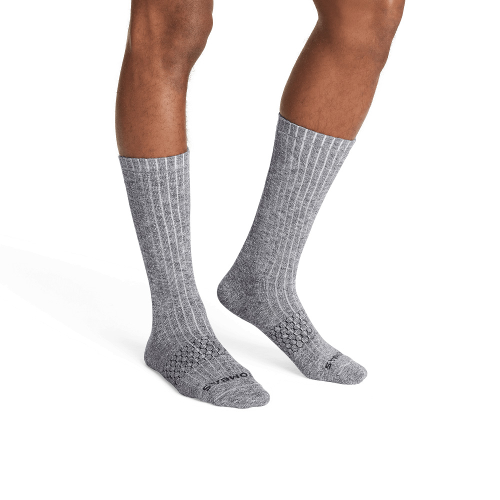 Bombas Men's Chunky Ragg Calf Sock 4-Pack