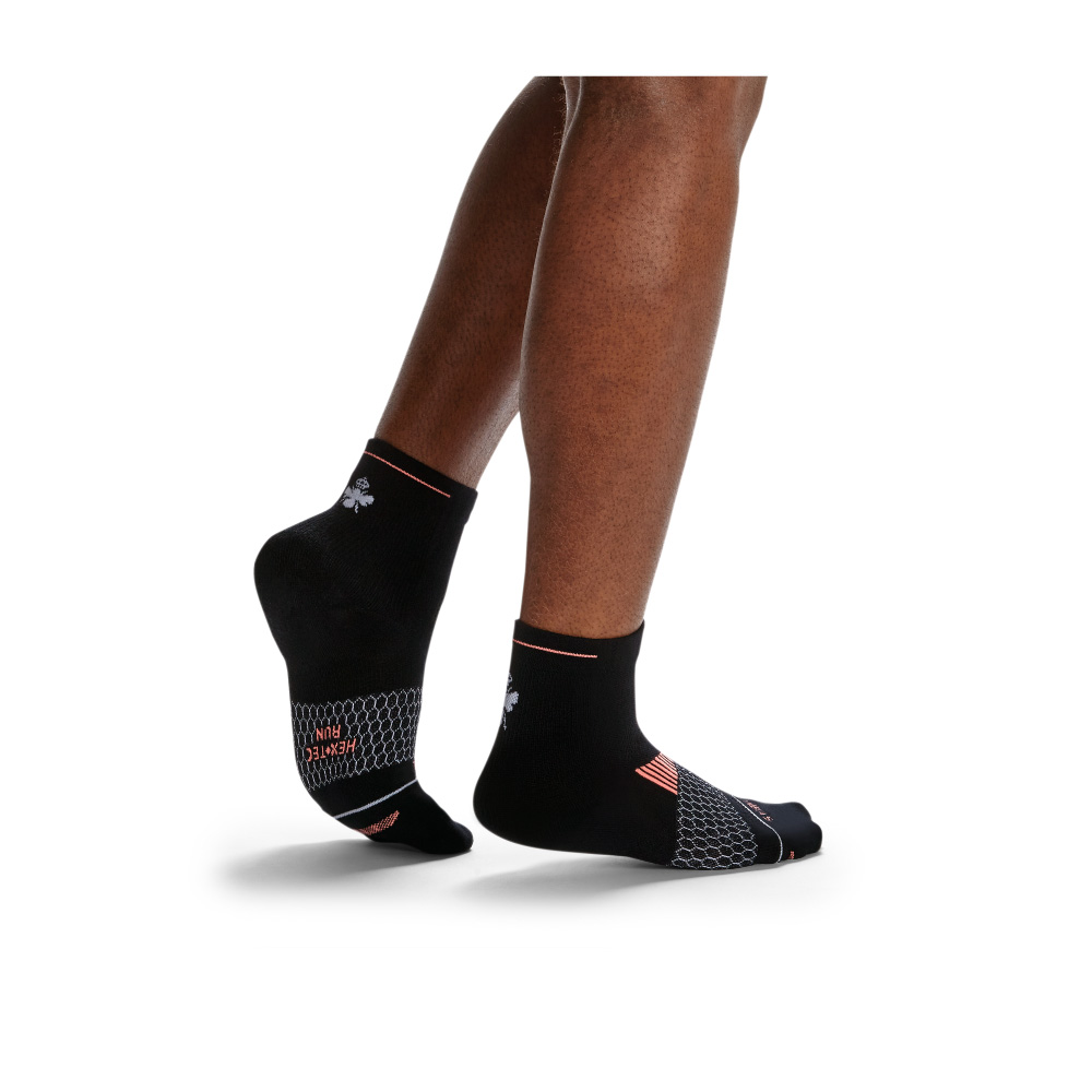 Bombas Men's Merino Wool Blend Running Quarter Socks