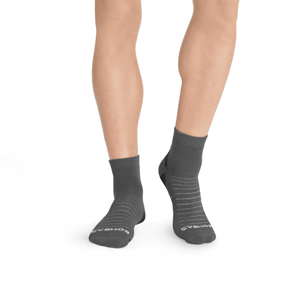 Bombas Men's Hiking Quarter Sock 3-Pack