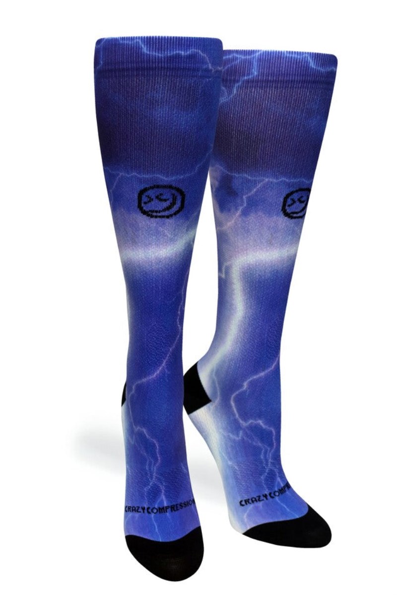 Crazy 360 Flash of Lightning OTC Compression Socks (Standard & Extra Wide)